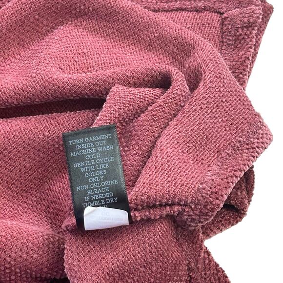 Artesia Sweater Women XL Mauve Purple Stretch Cold Shoulder Cowl Neck Boho Top - Picture 10 of 12